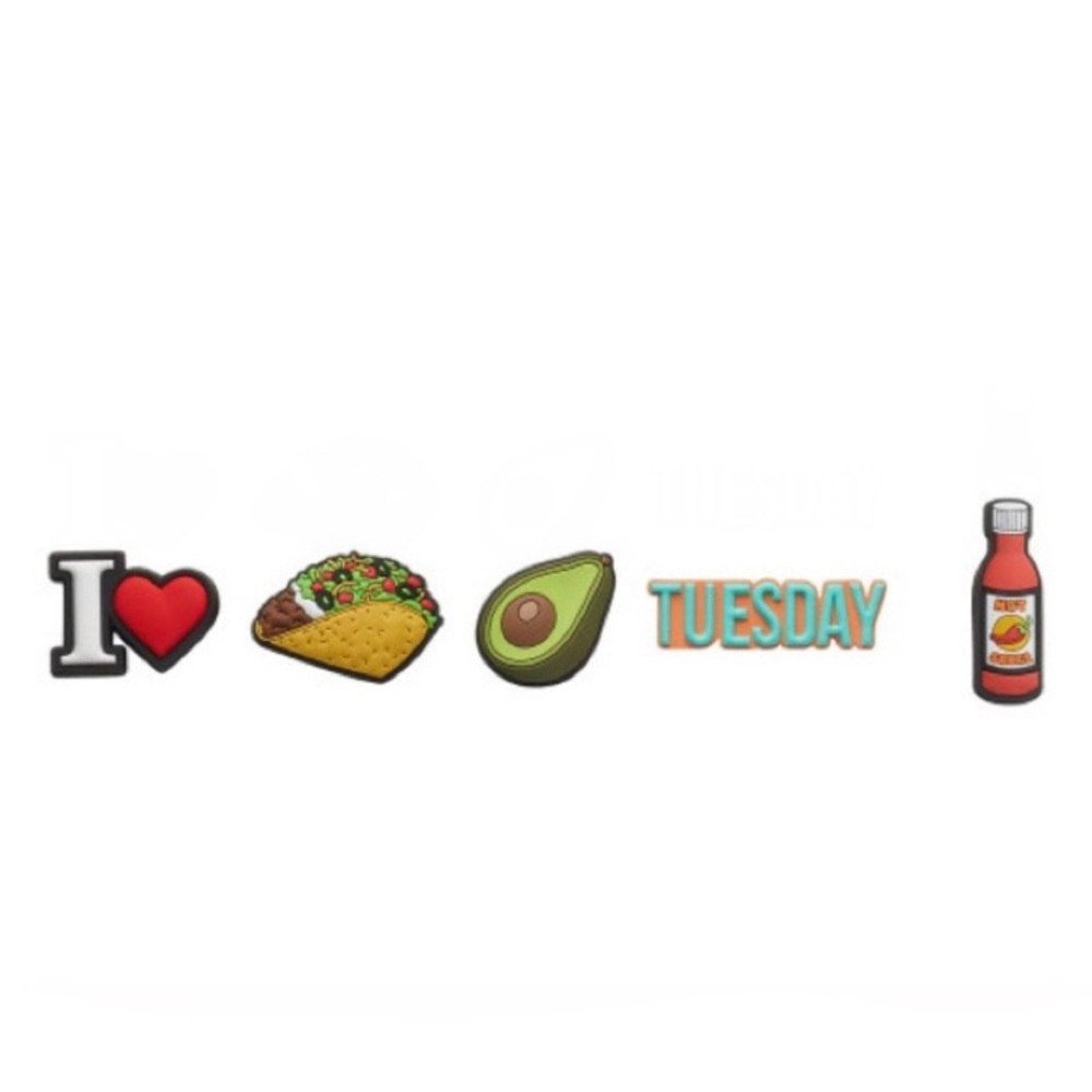 Crocs Taco Tuesday 5 Pack Jibbitz